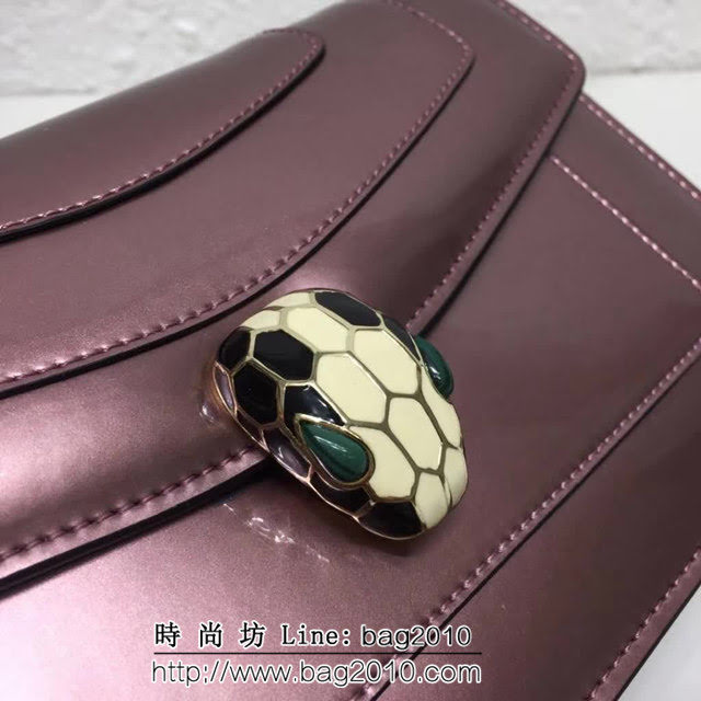 BVLGARI寶格麗 漆皮系列 時尚百搭 單層單鏈 單肩斜挎包 39174 FYD1383